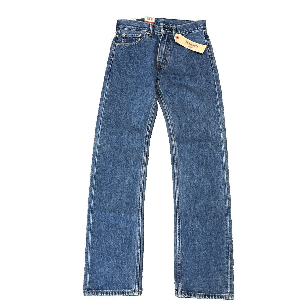Brand New Levi's Men's 505 Jean Regular Fit Straight Leg Blue Size 29x34 $60
